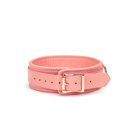 Liebe Seele - Pink Dream Leren Collar met Leiband - roze