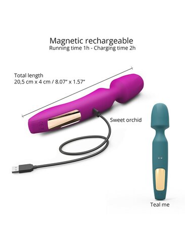 Love to Love - R-Evolution Wand Vibrator Set Met 2 verwisselbare opzetstukken - Roze