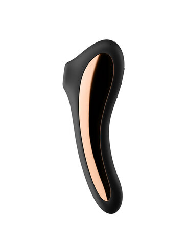 Satisfyer - Dual Kiss - Luchtdruk en G-Spot Vibrator - 2-in-1 - Met App Control - Zwart