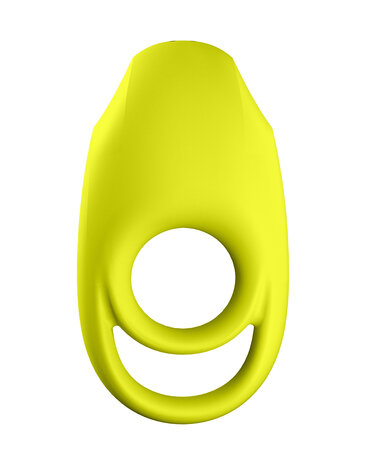 Satisfyer - Vibrerende Cockring met Partner Stimulator | Koppel Vibrator SPECTACULAR DUO - geel