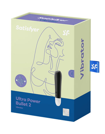 Satisfyer - Ultra Power Bullet 2 Bullet Vibrator - zwart