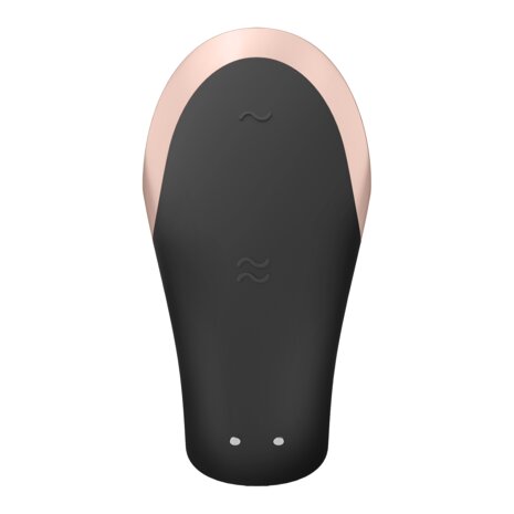 Satisfyer - Double Love - Luxe Partner Vibrator - Zwart