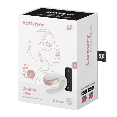 Satisfyer - Double Love Luxe Partner Vibrator - wit