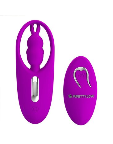 Pretty Love Clitoris Stimulator / Panty Vibrator met Afstandsbediening WILD RABBIT - roze