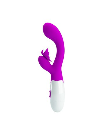 Pretty Love Rabbit Vibrator / Tarzan Vibrator BUTTERFLY KISS - roze