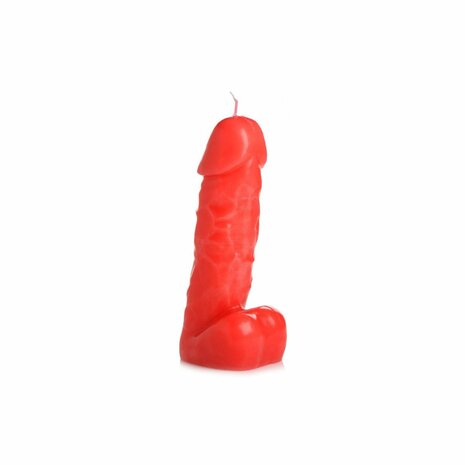 Spicy Pecker Dick Drip Kaars voor Wax SM Play - rood