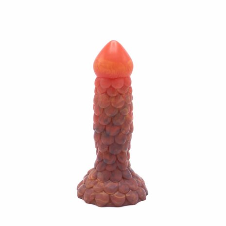 Kiotos Monstar Dildo Beast 40 - 19 x 4.8 cm - roze/goud