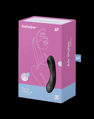 Satisfyer - Curve Trinity 3-in-1 Vibrator - zwart