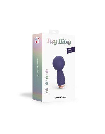 Love to Love - Itsy Bitsy - Mini Wand Vibrator - Paars
