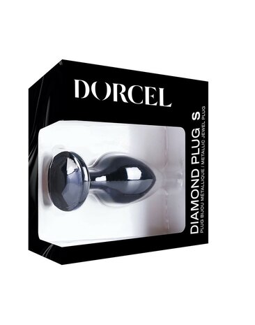 Dorcel - Diamond Aluminium Buttplug - Zwart - Small