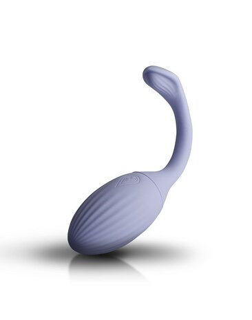 NIYA 1 - Vibrerende Kegel Massager met Afstandsbediening - Lichtblauw