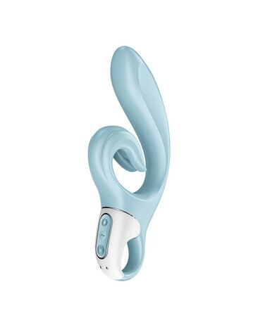 Satisfyer - Love Me - Rabbit Vibrator - Lichtblauw