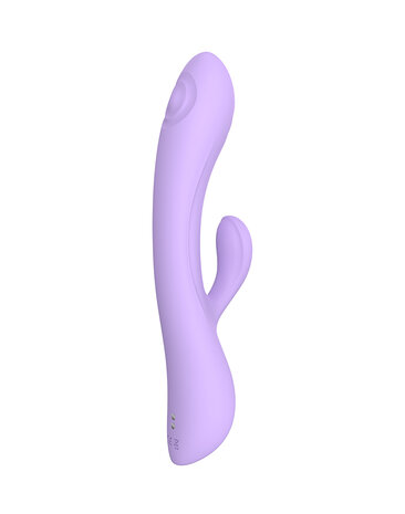 Love to Love BUNNY & CLYDE Rabbit Vibrator met tapping" functie - lila"