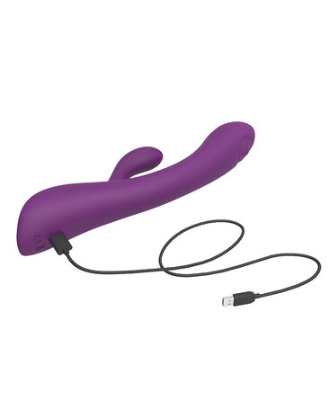 Love to Love BUNNY & CLYDE Rabbit Vibrator met tapping" functie - paars"