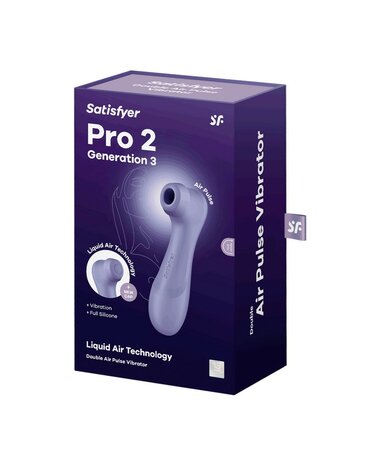 Satisfyer - Pro 2 Generation 3 Luchtdruk Vibrator - Lila