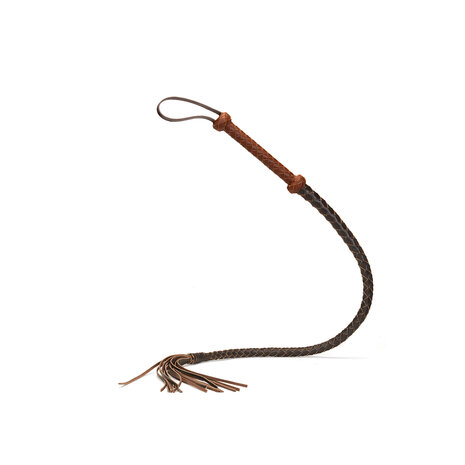 Liebe Seele - The Equestrian Leather Single Tail Whip - Leren Bull Whip