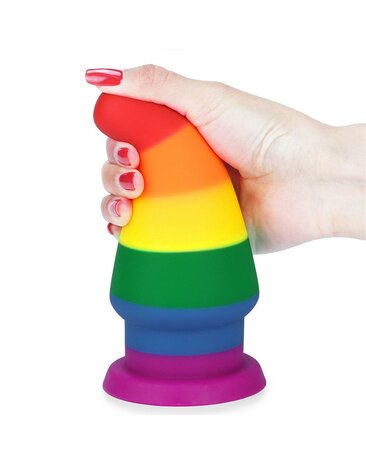 Lovetoy - Rainbow Pride Buttplug 15 cm
