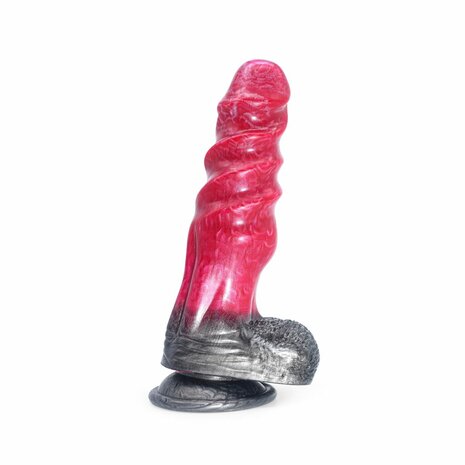 Kiotos Monstar Dildo Beast Nr. 74 Barnaby - zwart/rood