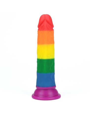 Lovetoy - Rainbow Pride Dildo 18.5 cm