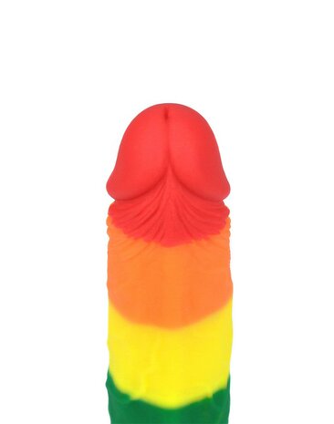 Lovetoy - Rainbow Pride Dildo 18.5 cm