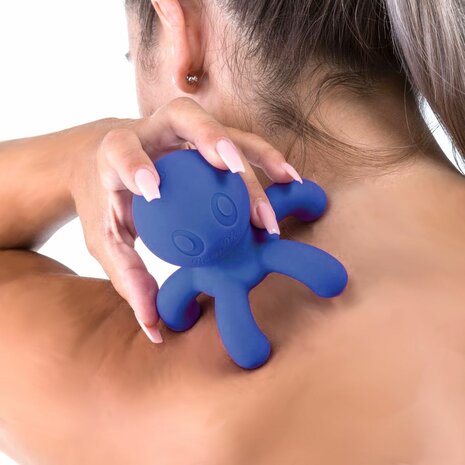 Beauments - Siliconen Vibrator & Massager Polypos - Blauw