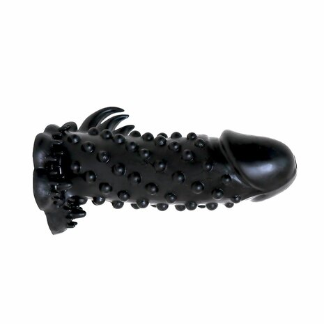 Malesation - Penis Sleeve met Noppen - Nubby Sleeve - Zwart