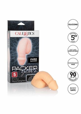 Calexotics - Siliconen Packing Penis - Slappe Penis - FtM Drag - 12,75 cm - lichte huidskleur