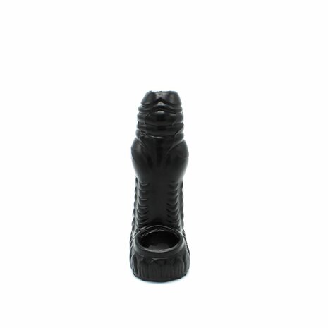 Kiotos Monstar 05 - Penis Sleeve - Penisverlenging - Met Ball Stretcher Opening - Diameter Ø 50 mm - Siliconen - Zwart