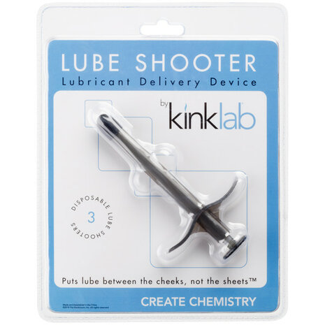 Kinklab - Lube shooter - Glijmiddel Injector - Smoke Grey
