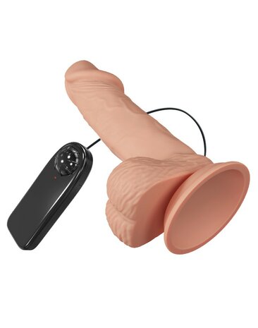 Pretty Love - Zebulon - Dildo - Realistische Vibrerende Dildo - Met Afstandsbediening - Lichte Huidskleur