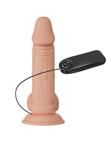 Pretty Love - Zebulon - Realistische Vibrerende Dildo - Lichte Huidskleur - Met afstandsbediening