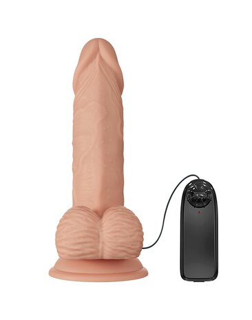 Pretty Love - Zebulon - Realistische Vibrerende Dildo - Lichte Huidskleur - Met afstandsbediening