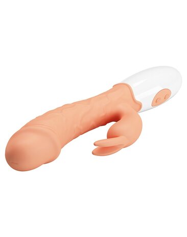 Pretty love Easter Bunny - Vibrator - Realistische Rabbit Vibrator - Lichte Huidskleur - Geeft Intens G Spot en Clitoris Stimulatie