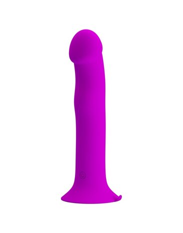 Pretty Love - Murray - Vibrerende Dildo - 19 cm - Dieproze - USB Oplaadbaar - Siliconen