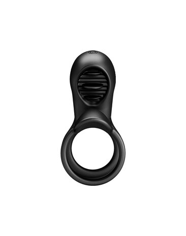 Pretty Love - Jammy - Cockring Vibrator met Clitoris Stimulator - Zwart - Unieke Drievoudige Ringontwerp