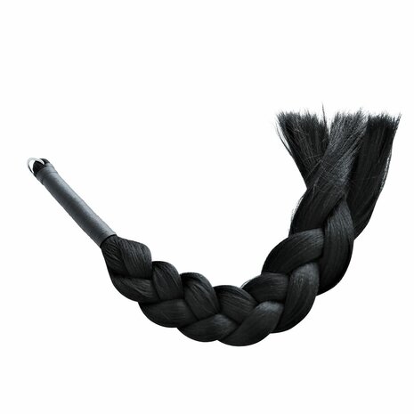 Kiotos - Verleidelijke Haarzweep van 100% Polyester - Lengte 65 cm - Zwart