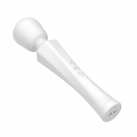 Pixey - Aquamini Wand Vibrator - The White Edition - Sterke en Stille Motor - Wit