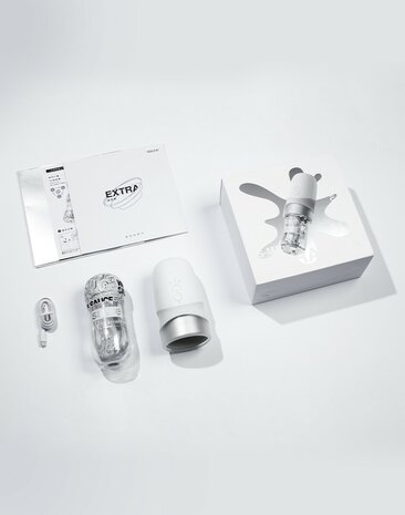 Sauce - Extra Sauce - Elektronische Masturbator Plus White Sauce Masturbator Sleeve - Met 5D Touch Sensor