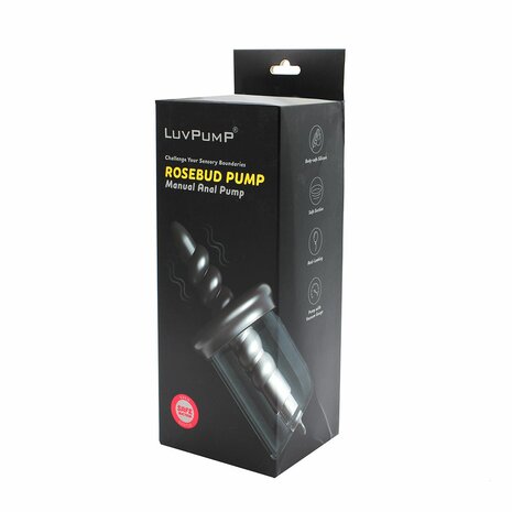 LuvPump - Rosebud Pomp - Manual Anaal Pomp - Dubbele Stimulatie - Messing Pomp Pistool