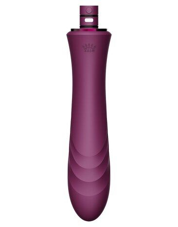 Zalo - Sesh - Verwarmende Stotende Vibrator met Afstandsbediening - Amethyst Paars