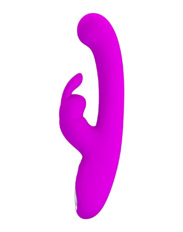 Pretty Love - Lamar - Rabbit Vibrator- Tarzan Vibrator - Met LCD Display - Dieproze