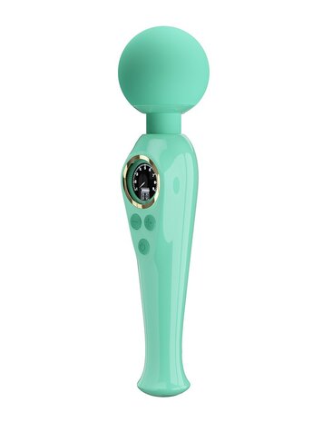 Pretty Love - Skyler - Wand Vibrator - Met LCD Display - Turquoise