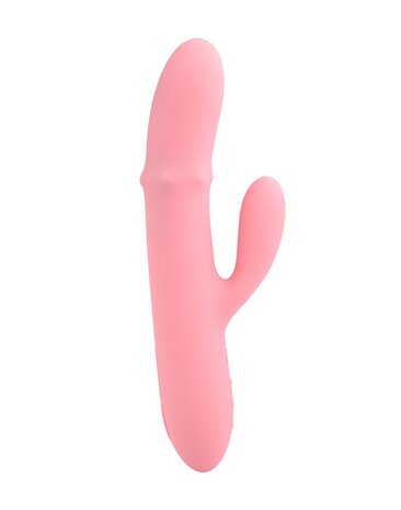 Svakom - Mora Neo - Interactieve Rabbit Vibrator met stotende kralen-ring - App Control - Roze