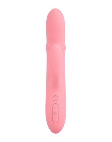 Svakom - Mora Neo - Interactieve Rabbit Vibrator met stotende kralen-ring - App Control - Roze