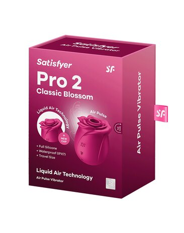 Satisfyer - Pro 2 Classic Blossom - Luchtdruk Vibrator - Roze