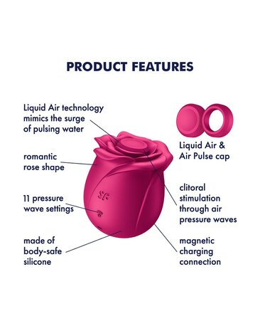 Satisfyer - Pro 2 Classic Blossom - Luchtdruk Vibrator - Roze