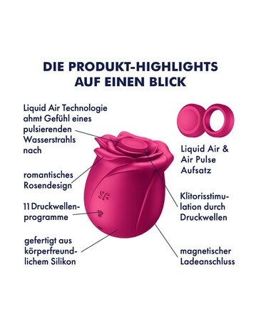 Satisfyer - Pro 2 Classic Blossom - Luchtdruk Vibrator - Roze