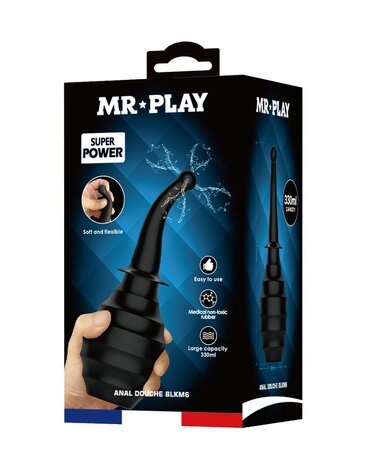 Mr. Play - Anaal Douche - Super Power - Gebogen Inbrengcanule