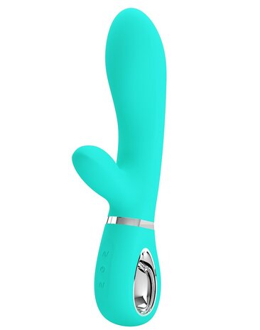 Pretty Love - Thomas - Rabbit Vibrator- Turquoise