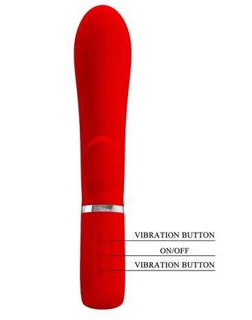 Pretty Love - Thomas - Rabbit Vibrator- Rood